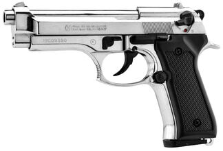 9 mm white nickel plated Chiappa 92 pistol