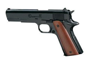 9mm pistol with white Chiappa 911 bronzed