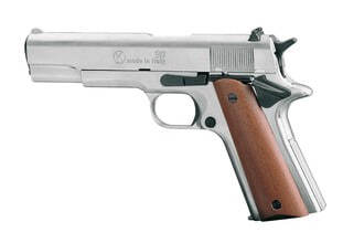 9mm gun to white Chiappa 911 nickel plated