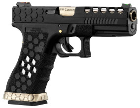 AW Custom Pistol VX0101 Hex Cut Black/Silver .177