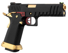 AW Custom Pistolet HX2002 Noir/Or/Rouge .177