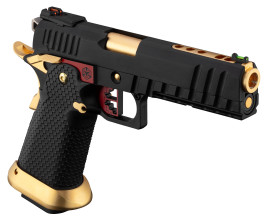 Photo ACP346-02.jpg AW Custom Pistol HX2002 Black/Gold/Red .177