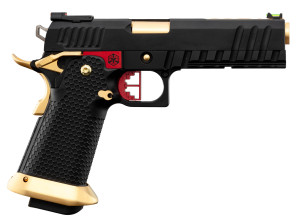 Photo ACP346-03.jpg AW Custom Pistol HX2002 Black/Gold/Red .177