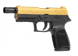 Photo ACP673-4 SIG SAUER P320 blank pistol black 9mm PAK Gold