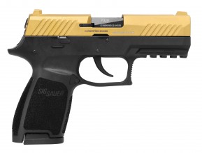 Photo ACP673-6 SIG SAUER P320 blank pistol black 9mm PAK Gold