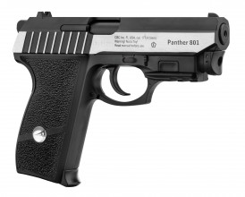 Photo ACP701-2 CO2 BORNER PANTHER 801 Blowback cal. 177 Steel BBS pistol + integrated laser