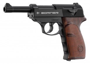 Pistolet CO2 culasse fixe BORNER C41 P38 Cal. ...