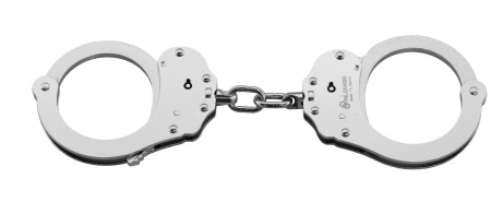 Photo AD405-01.jpg Handcuffs chrome double chain lock