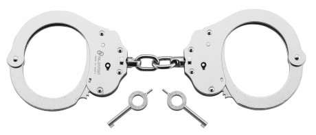 Photo AD405-1 Handcuffs chrome double chain lock