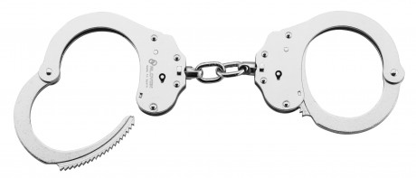 Handcuffs chrome double chain lock