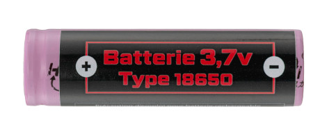 Batteries rechargeables Li-Ion 3.7 V type 18650