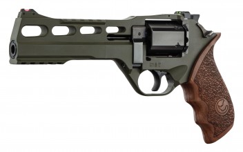 Photo ADP766-6 Revolver Chiappa Rhino 60 DS 6 '' 357 Mag OD Green