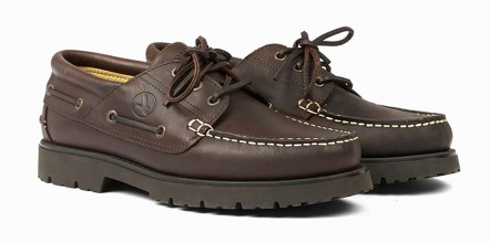 AIGLE TARMAC notched loafers
