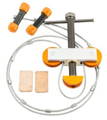 Portable press for compound bow