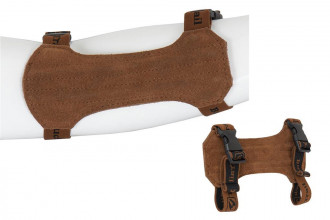 Protège-bras Traditionnel en Cuir Naturel 18 cm
