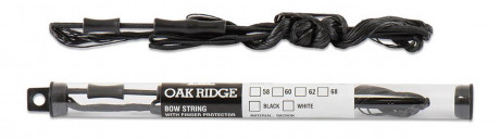 Corde noire Recurve Dacron avec Protection des Doigts