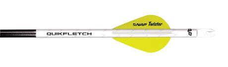 Easy-to-install 2 "quickfletch vanes