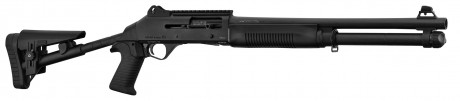 Photo AK321-02 AKSA S4 semi-auto shotgun pack 18.5'' barrel with red dot FALKE S