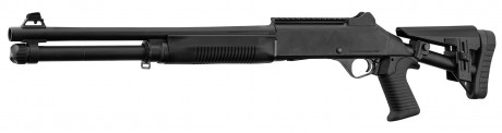 Photo AK321-04 AKSA S4 semi-auto shotgun pack 18.5'' barrel with red dot FALKE S