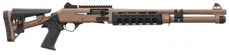 Fusil semi auto AKSA ARMS S4 EXTREME Cal. 12/76 - TAN