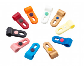 Various plastic fastener rings