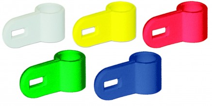 Various plastic fastener rings