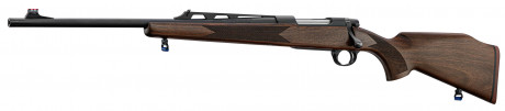 Photo B912F-01 Hunting bolt-action rifle type beaten Left-handed wood - threaded barrel - Fixed Magazine