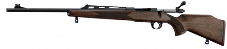 Photo B912F-02 Hunting bolt-action rifle type beaten Left-handed wood - threaded barrel - Fixed Magazine