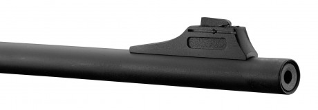 Photo B9220F-5 Carabine Renato Baldi CF01 Affût à crosse aspect bois avec canon fileté