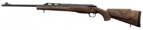 Photo B9300F-3 Renato Baldi CF01 rifle with wooden stock with battue band and threaded barrel
