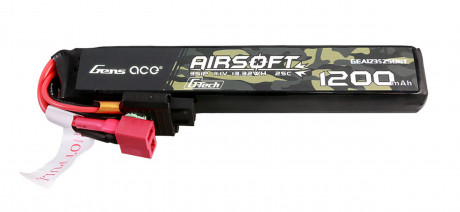 Lipo battery 11.1V 1200mAh 25C 1 sticks T-DEAN ...