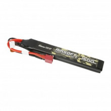 Photo BAT128-3 Batterie Lipo 2S 7.4V 1500mAh 25C 2 sticks Genspow