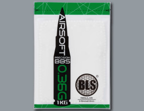 Photo BB2036.jpg Billes lourdes 6mm airsoft BLS 0.36g – Sac de 1 kg