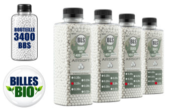 BLS Precision Billes BIO 6 mm - bouteille 3400bbs