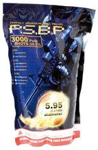Billes Airsoft 6mm 0,25g en sachet de 3000 bbs