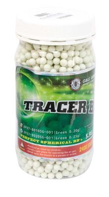 Billes 06 mm 0,25 gr tracer / fluo