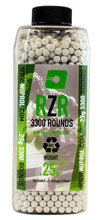 Billes Airsoft 6mm RZR 0.25g BIO bouteille 3350 bbs