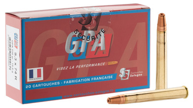 Sologne 9.3 x 74 R center-fire cartridges with ...