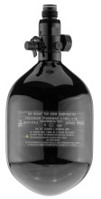 Photo BO210-01.jpg BO Carbon bottle with black varnish + 4500 PSI regulator