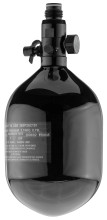 Photo BO210-02.jpg BO Carbon bottle with black varnish + 4500 PSI regulator