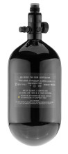 Photo BO211-03.jpg BO Carbon bottle with black varnish + 4500 PSI regulator