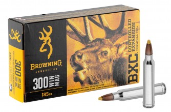 Big hunting ammunition Browning BXS cal. 300 Win Mag