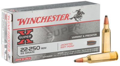 Winchester 22-250 REM Super-X JSP 55 gr (3.6 g)