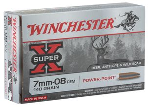 Winchester Power Point 7mm-08 Remington 140 gr / 9,1 g