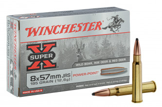 20 cartouches WINCHESTER SUPER X 8x57 JRS 195 gr ...