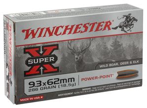 Winchester Super-X Power Point 9.3x62 286 gr / 18.5 g