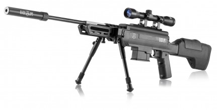Photo CA38023-1 Carabine à air comprimé Black Ops type sniper cal. 4,5 mm 10J
