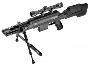 Photo CA38023-6 Carabine à air comprimé 7.5 à 24 J Black Ops sniper cal. 4,5 mm