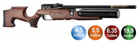 PCP air rifle Aselkon MX6 Regulator Jet Black <19J