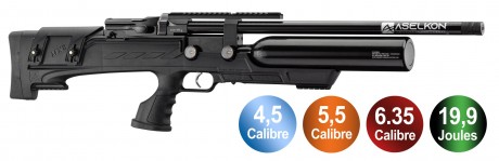 Photo CA6506-V PCP Air Rifle Aselkon MX8 Evoc Regulator <19J